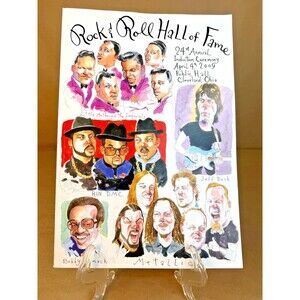 RARE 2009 Rock & Roll Hall of Fame Induction Ceremony Program Booklet, Alan Male